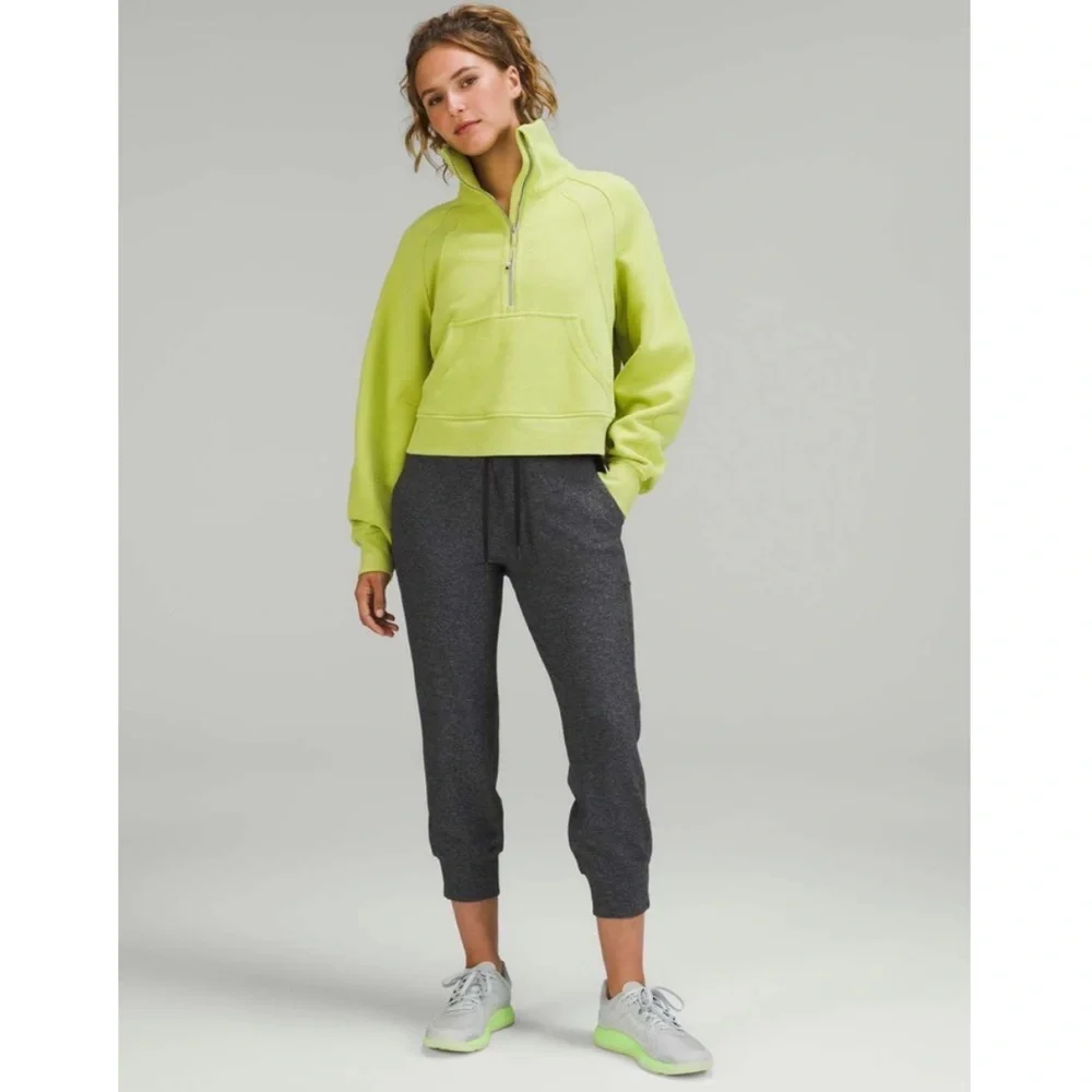 Lululemon Ready to Rulu High-Rise Cropped Jogger Heathered Raceway Grey Size 6